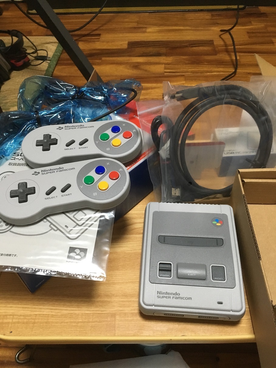 ニンテンドークラシックミニスーパーファミコン購入 今日もユラユラ